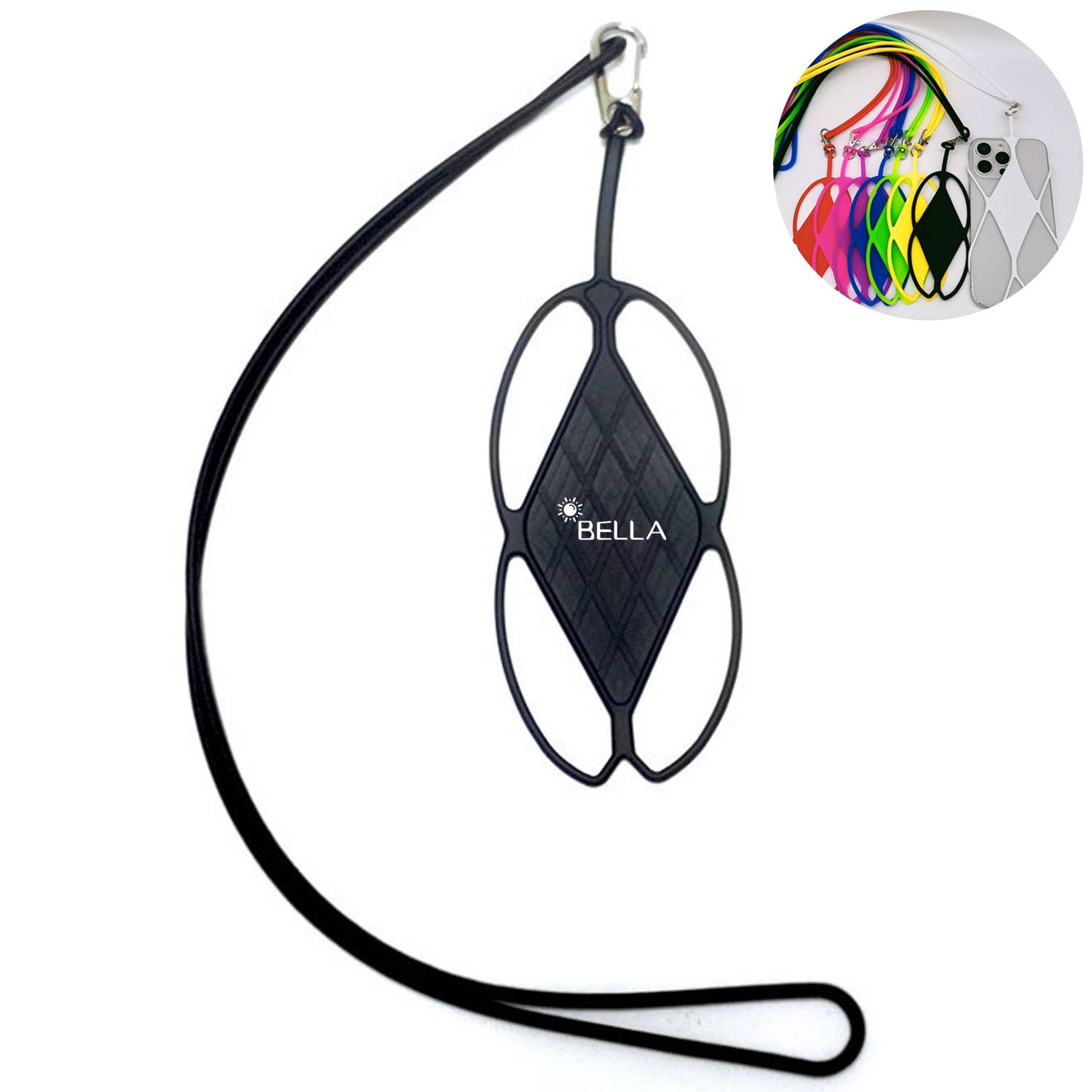 Silicone Cell Phone Neck Strap 2