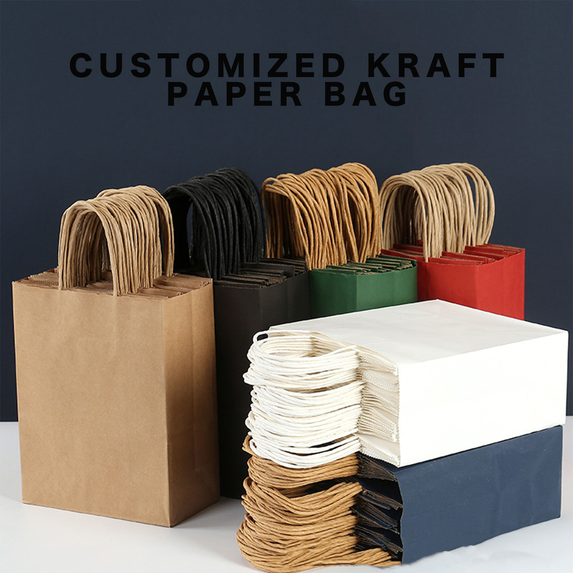 Kraft Paper Tote Bag Sizes Available 4