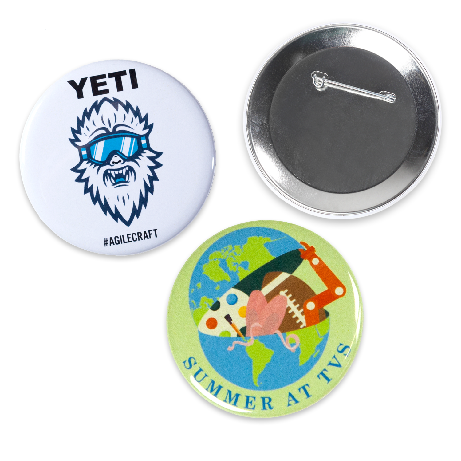 1.5" Circle Celluloid Pin-Back Button 1