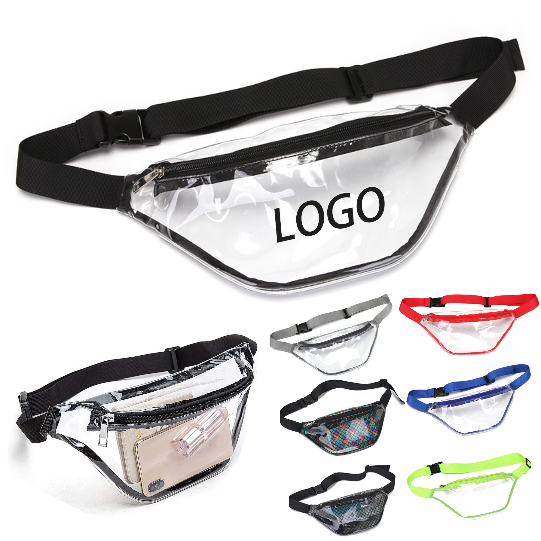 Clear Fanny Pack MOQ 50PCS 2