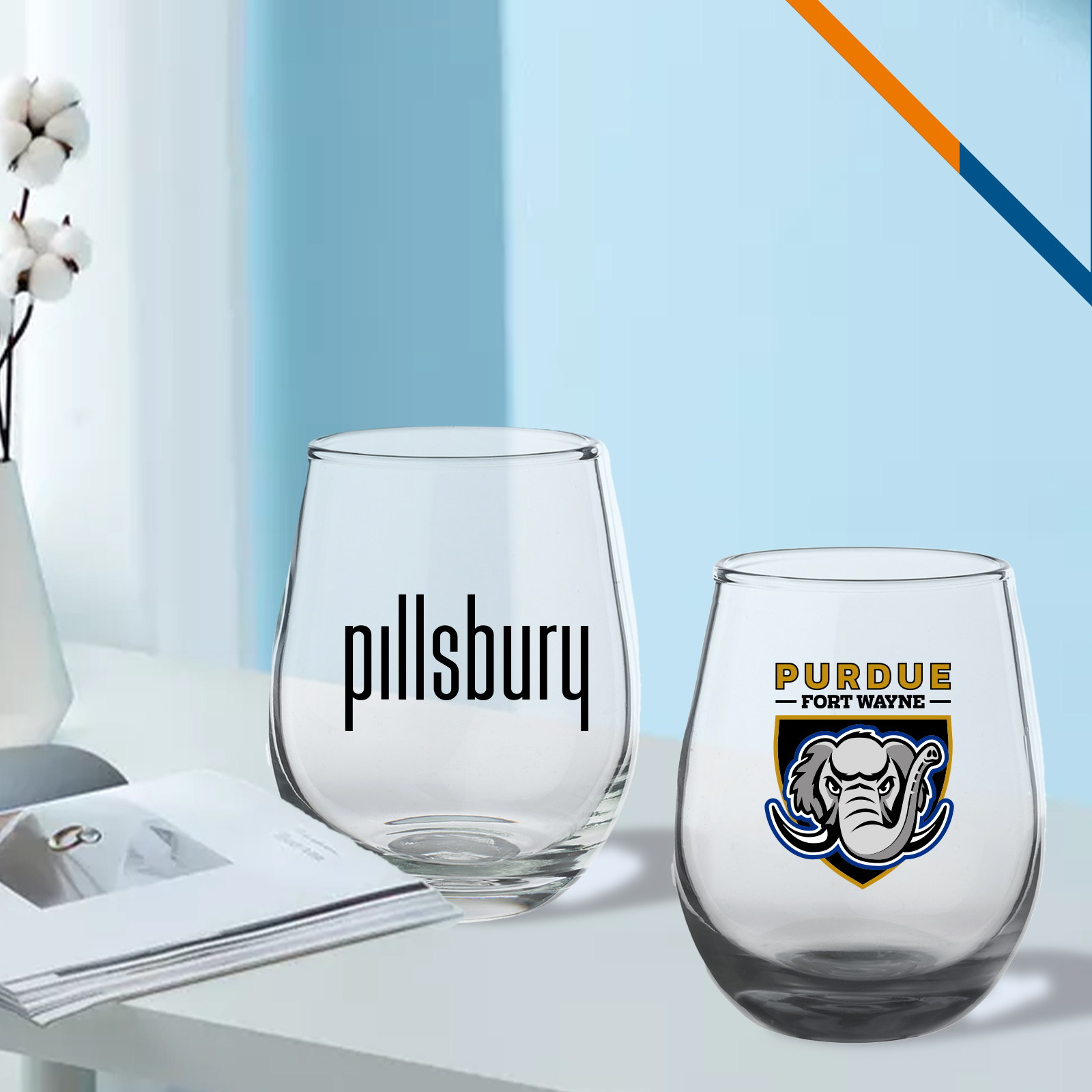 Marnia Stemless Wineglass - 11.5 OZ. 6