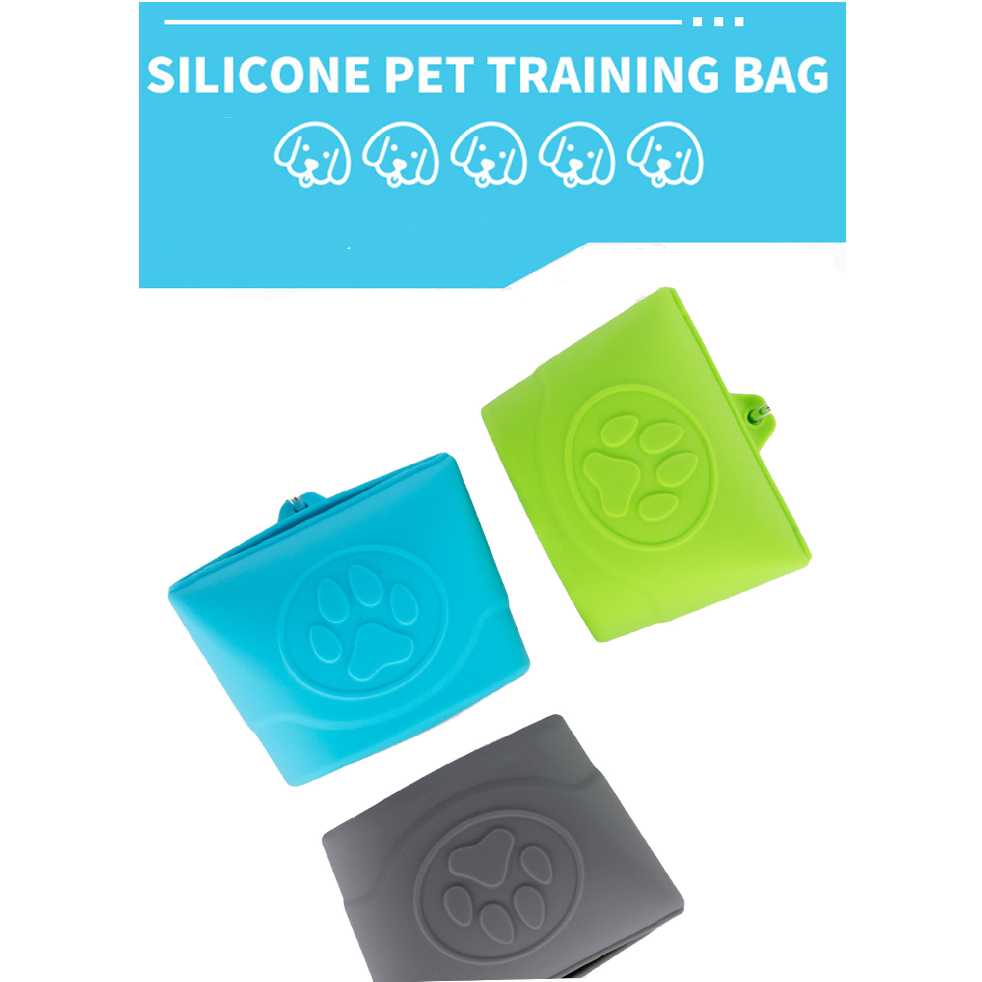 Silicone Training Pet Snack Bag 4