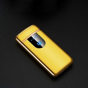 Sleek Round Angle Rectangle Electric Arc Lighter USB Charging 5