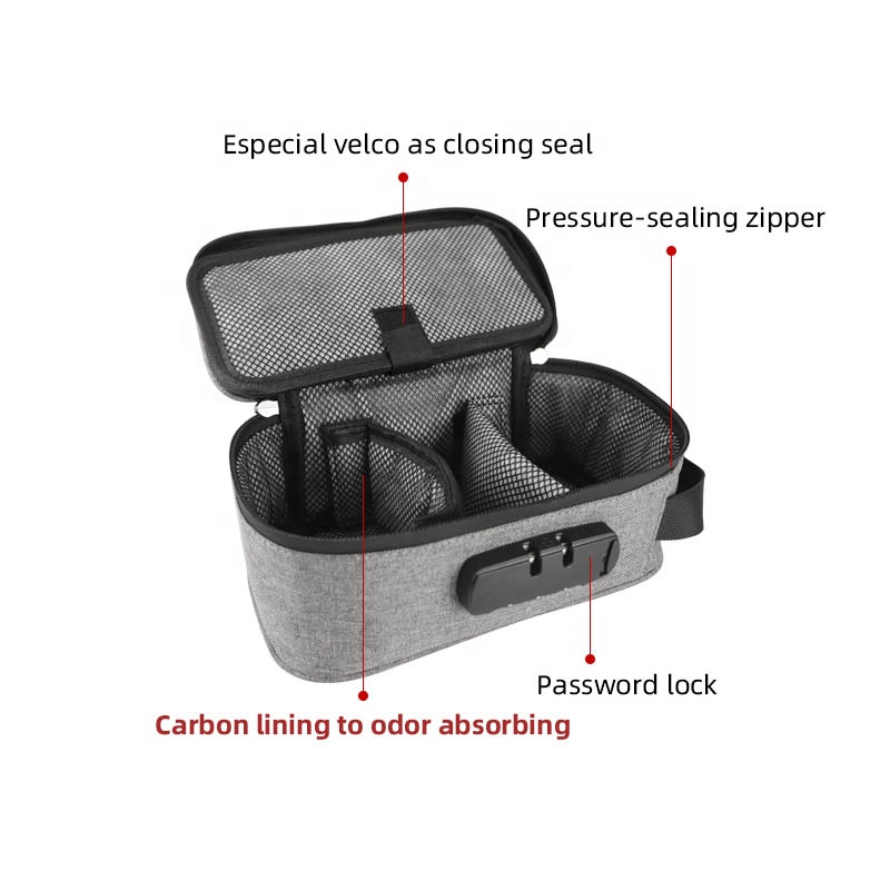 Odorless Activated Carbon Lined Hybrid Smell Proof Backpack Duffel Bag 1