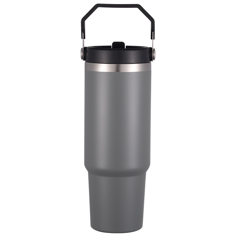 30 oz Stainless Steel Tumbler W/ Straw 18