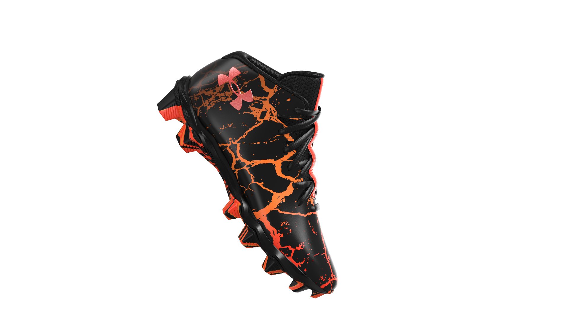 UA Spotlight Franchise 4 RM All American Jr. Boys' Football Cleats 2