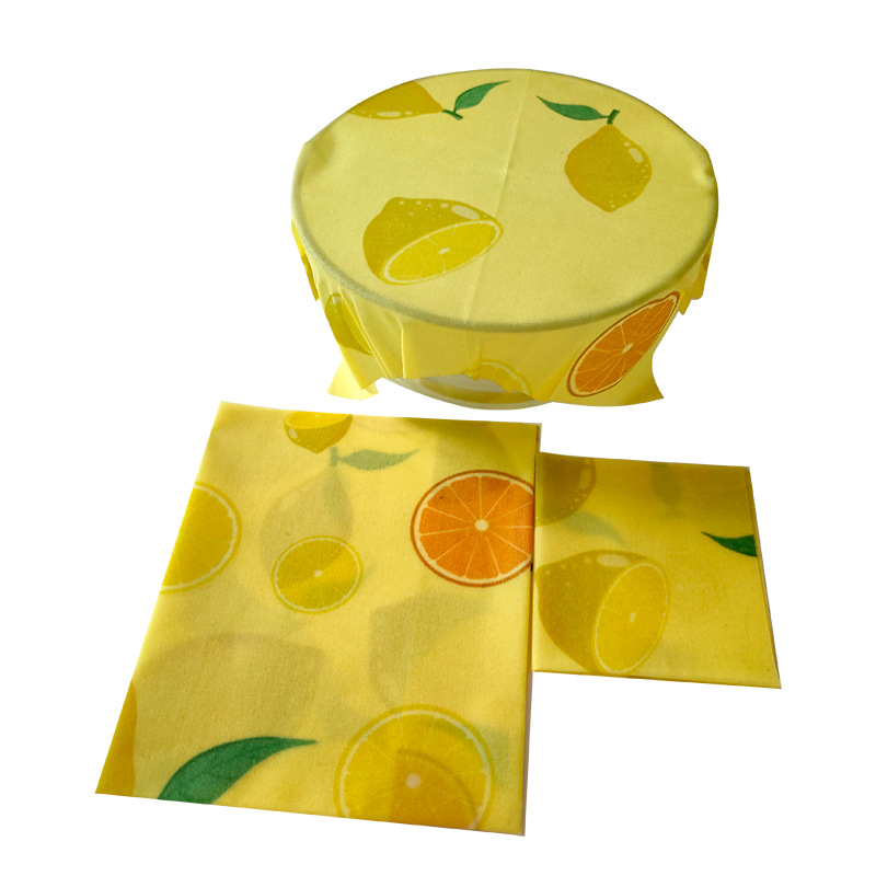 Set of 3 Eco Friendly Reusable Beeswax Food Wraps 3