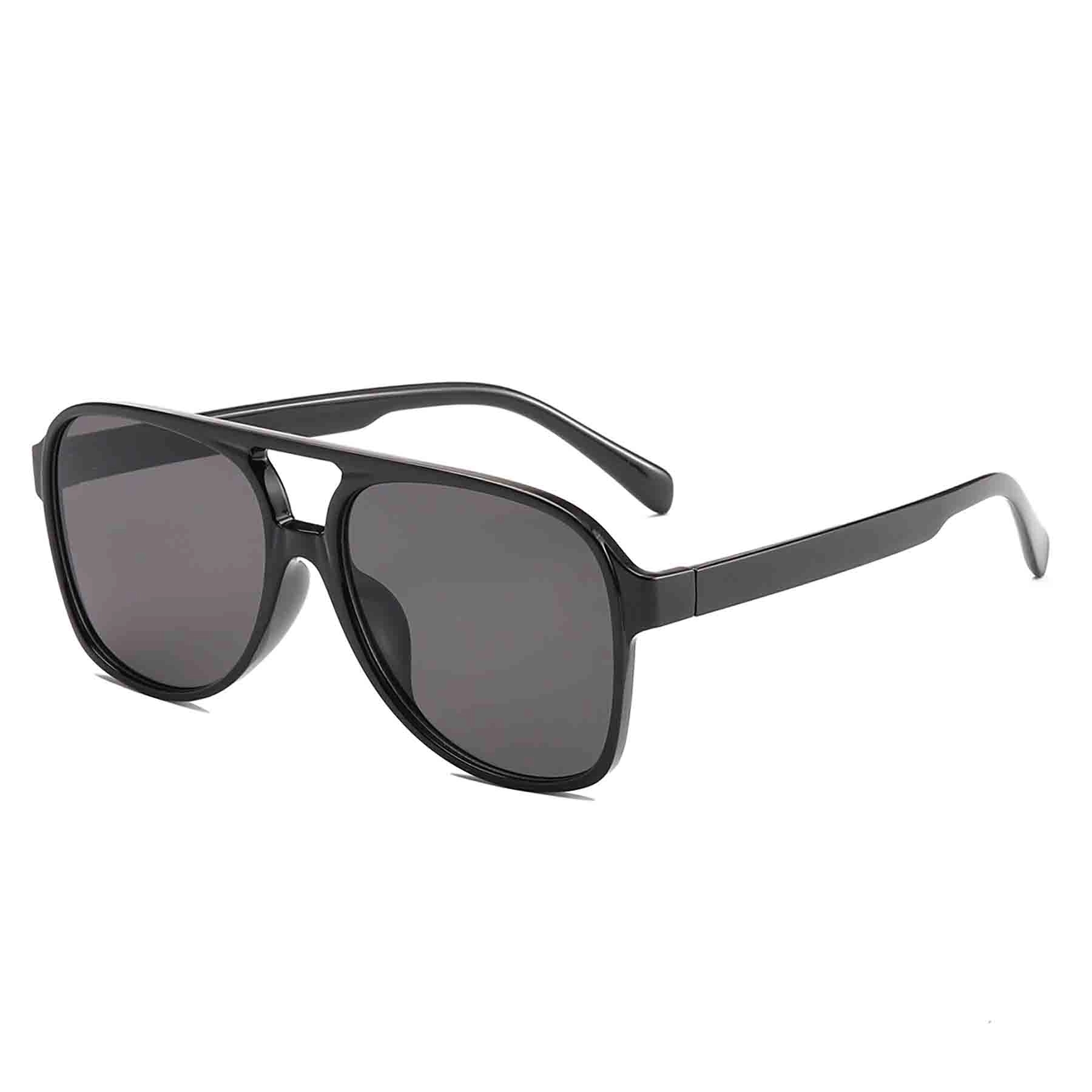 Uv400 Vintage Sunglasses Large Squared Aviator Frame 14