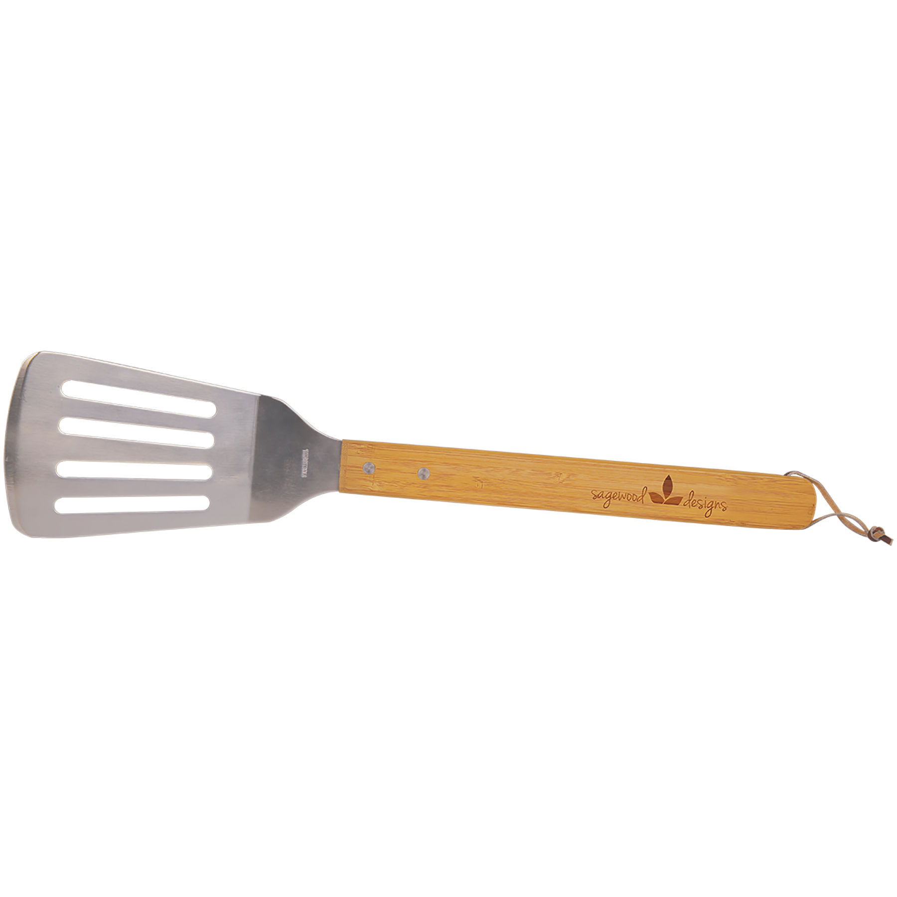 17 1/4" Bamboo Barbeque Spatula 2