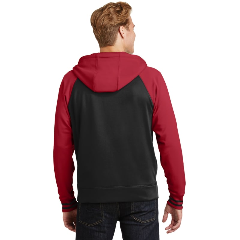 Sport-Tek Sport-Wick Varsity Fleece Full-Zip Hooded Jacket. 2
