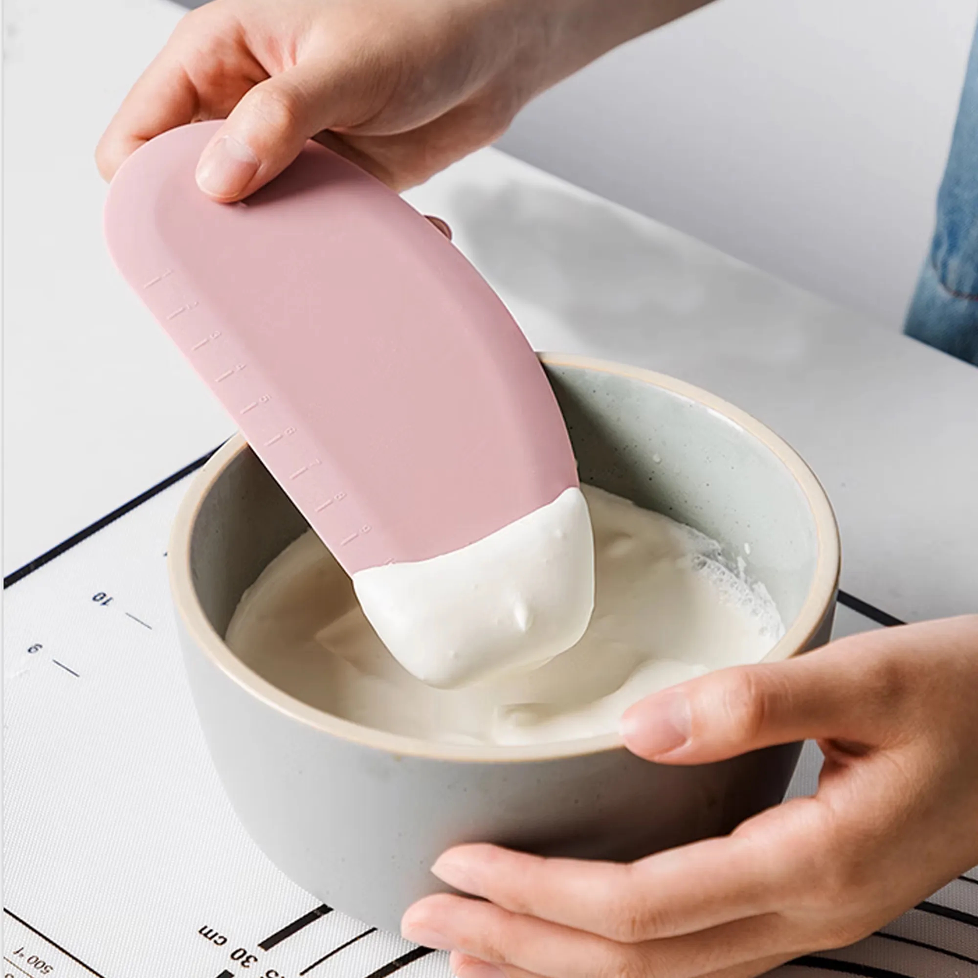 Silicone Dough Spatula Bowl Scrapers 4