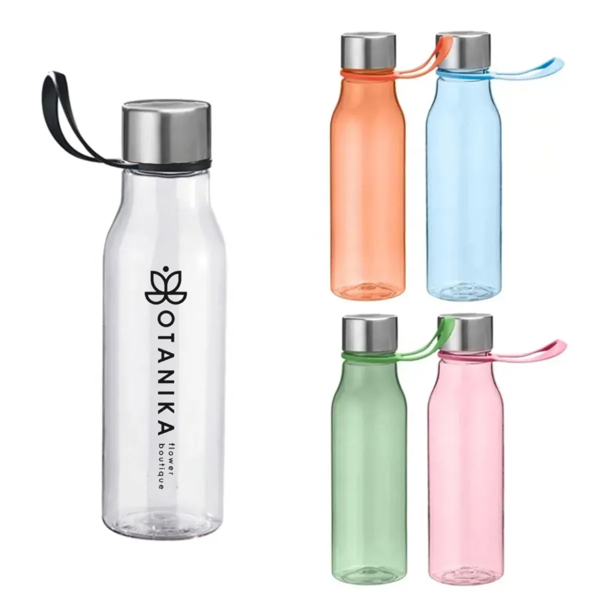 20OZ Handle RPET Water Bottle With 304SS Lid 2