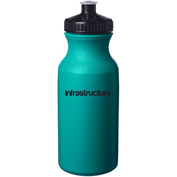 Lightweight Push-cap Water Bottle - Recyclable, 20 oz. 24