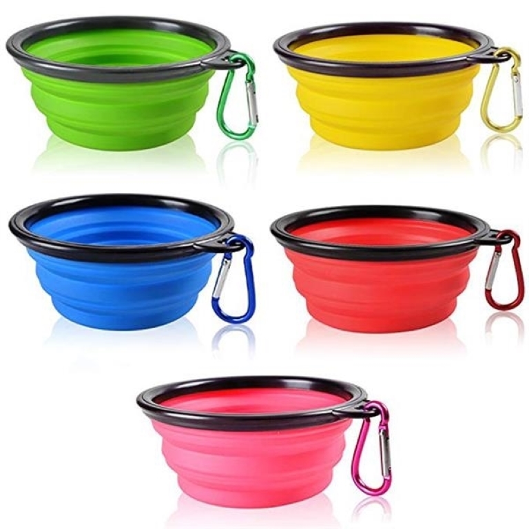 Collapsible Silicone Foldable Pet Bowl 3
