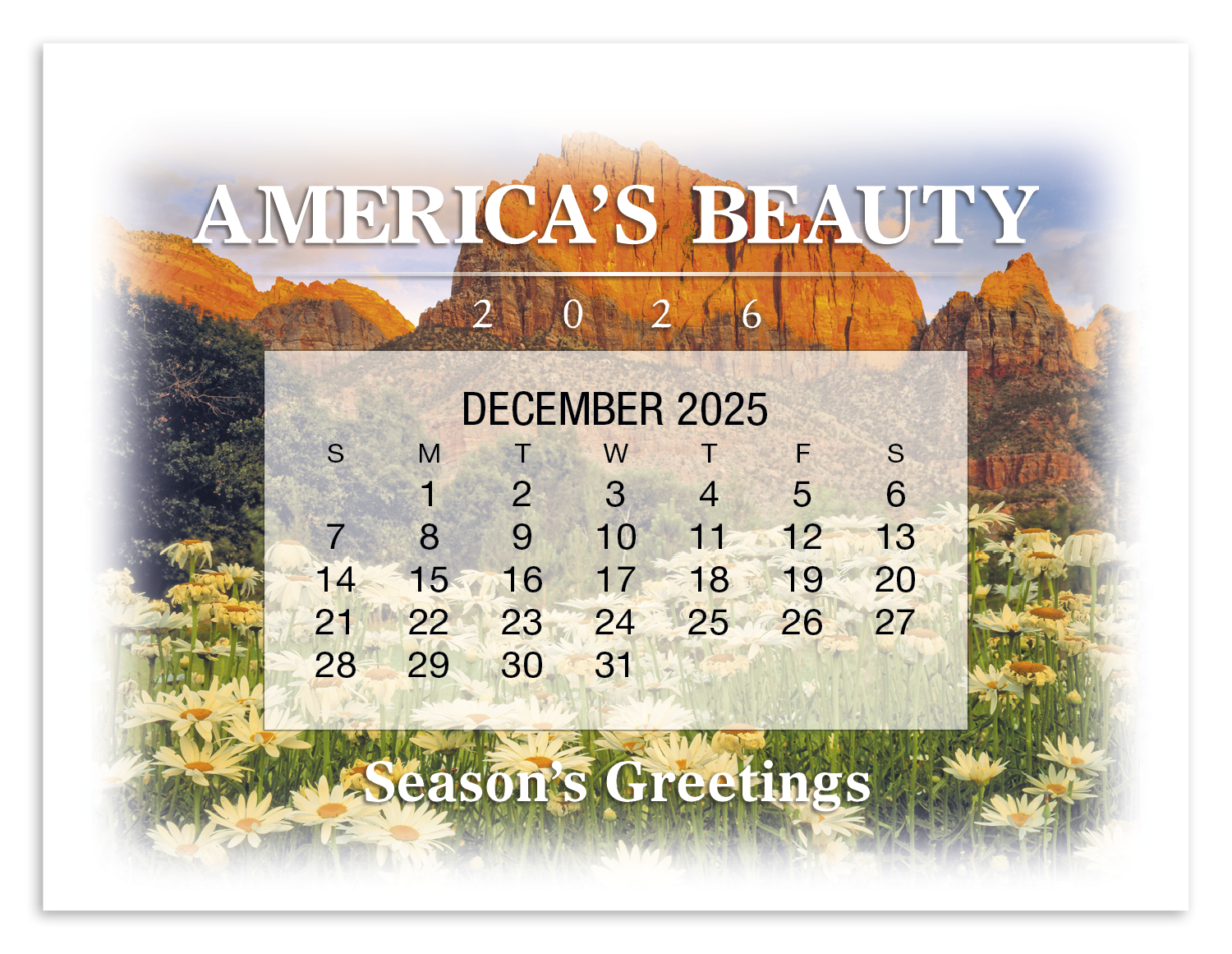 Triumph® Calendars America's Beauty Desk Calendar 59