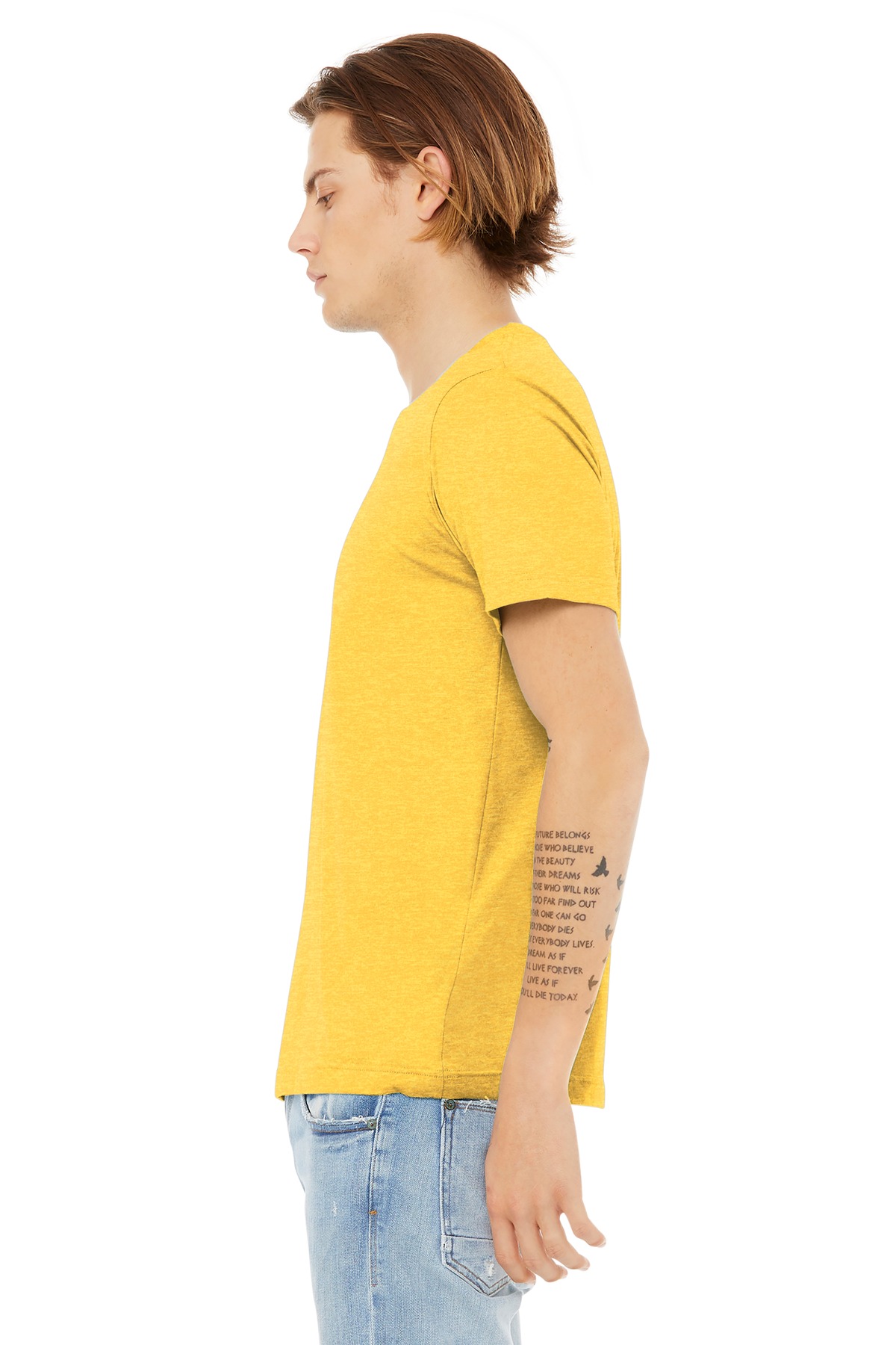 BELLA+CANVAS Unisex Heather CVC Short Sleeve Tee. BC3001CVC 694