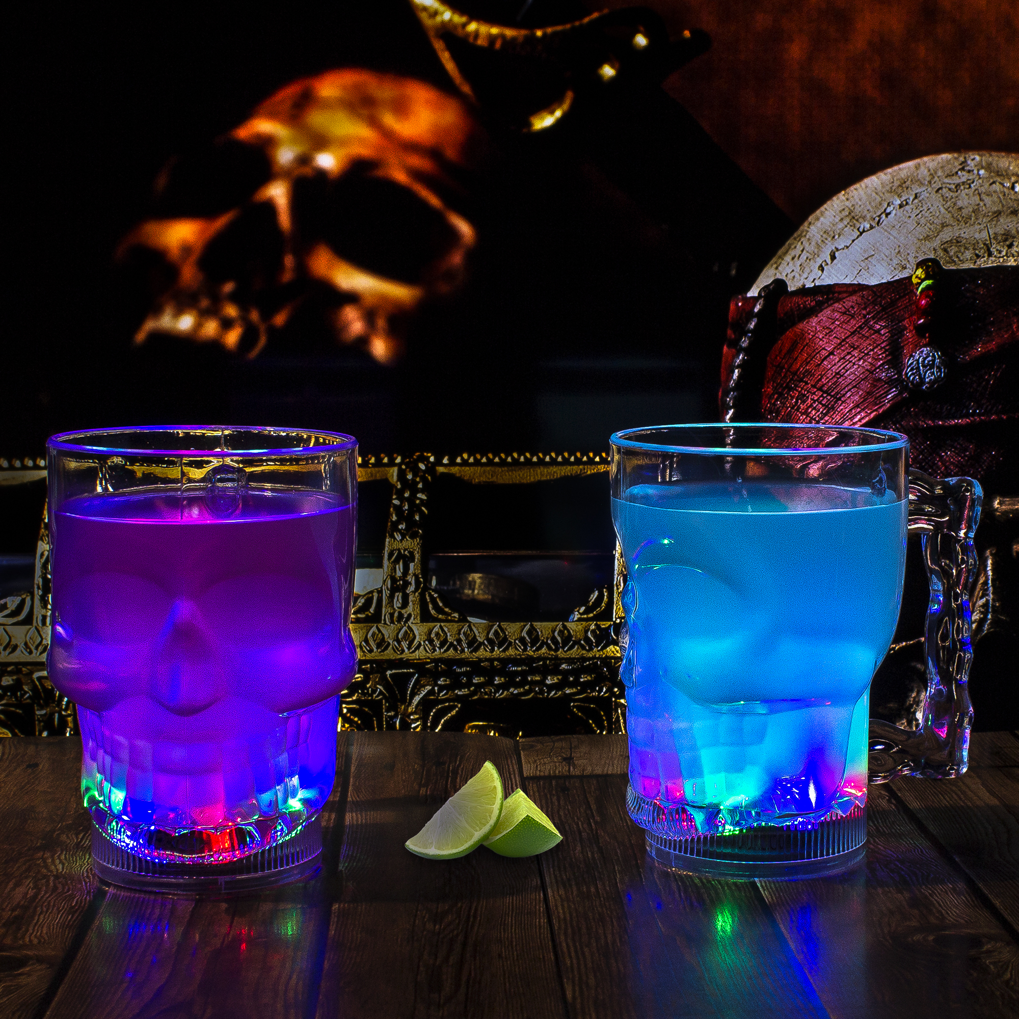 14 oz Light Up Skull Cup 6