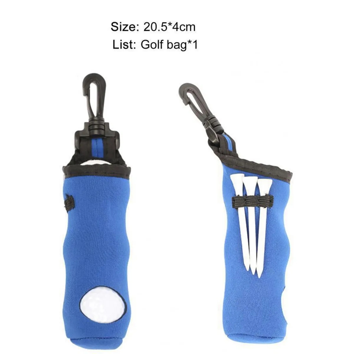 Custom Portable Multicolor Pouch Golf Ball Carry Bags 3