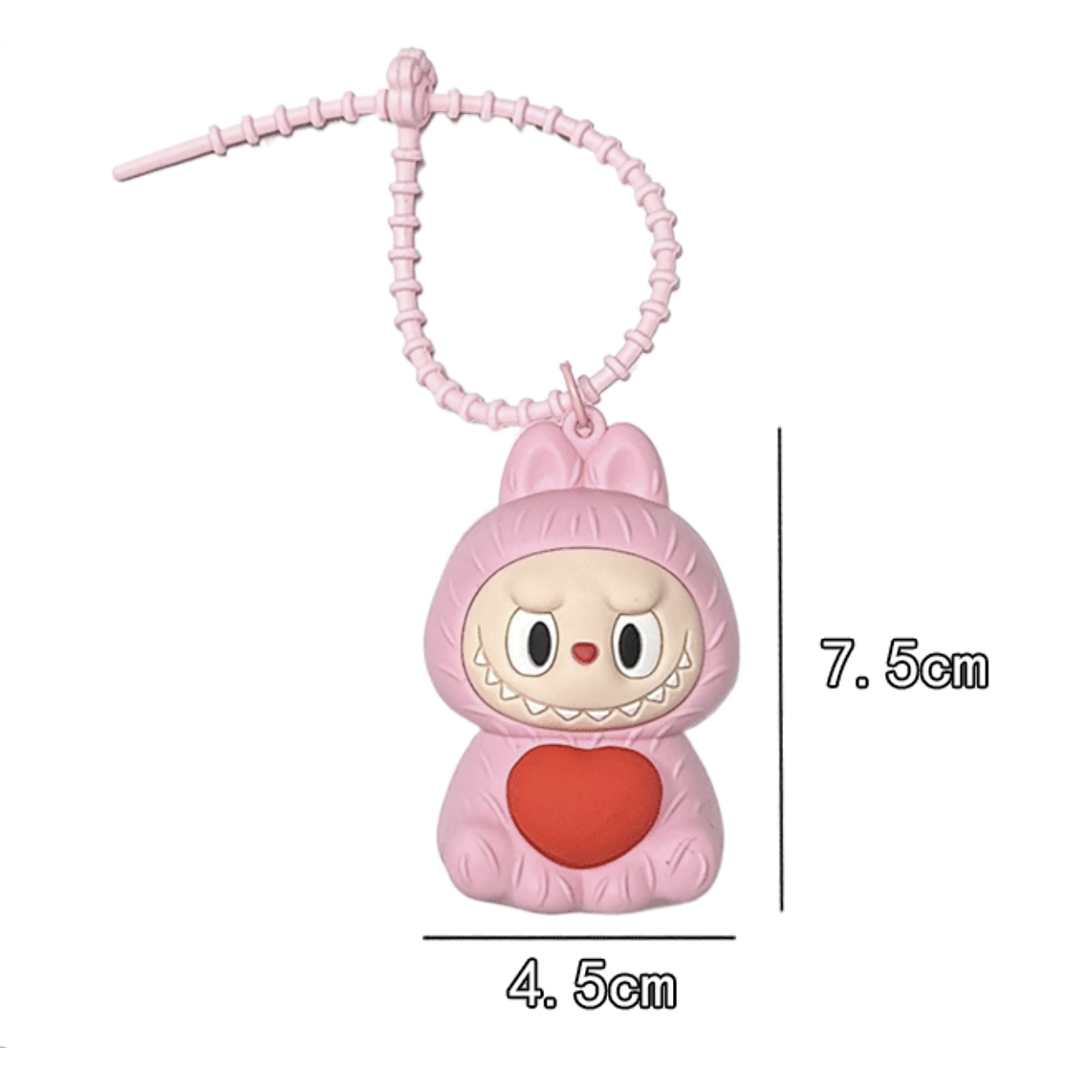 Labubu Love Decompression Keychain 2