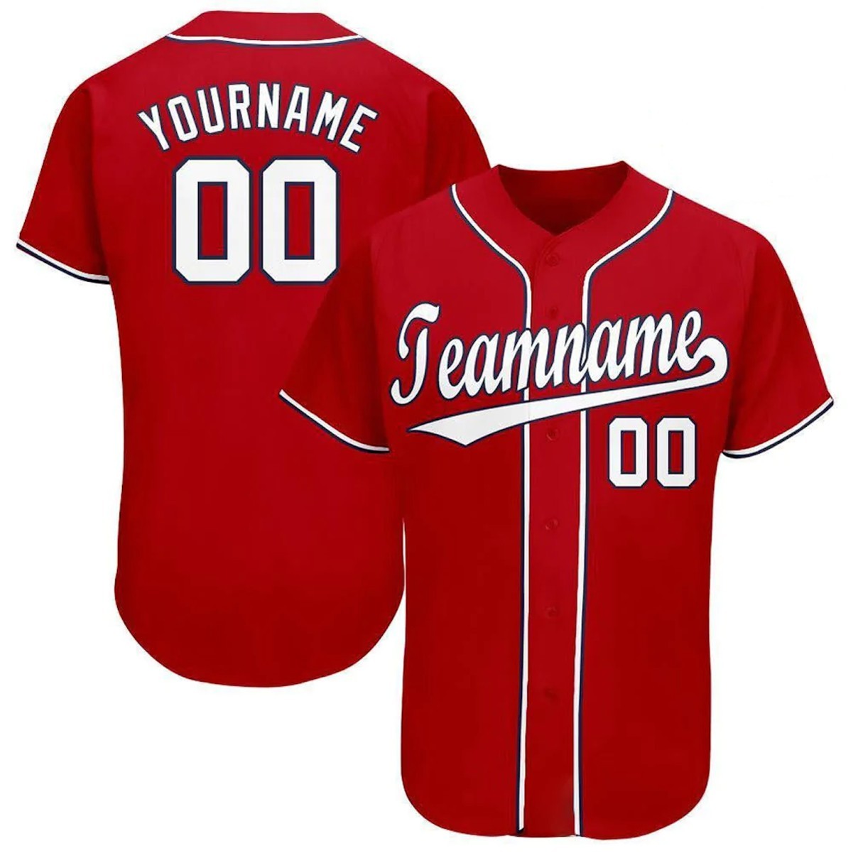 Custom Dye Sublimated Full Button Baseball Jersey 2