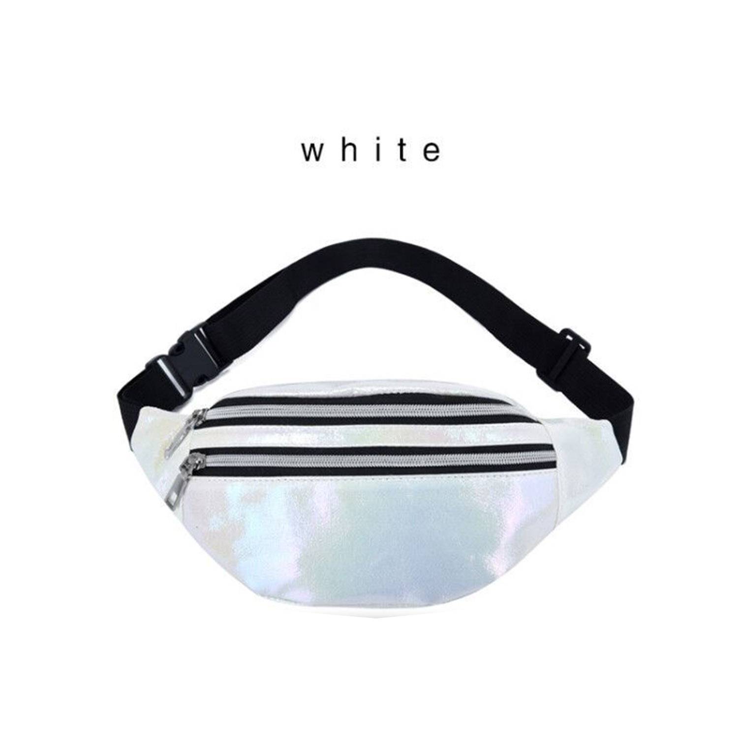 PU Leather Laser crossbody waist bag Fanny Pack 6