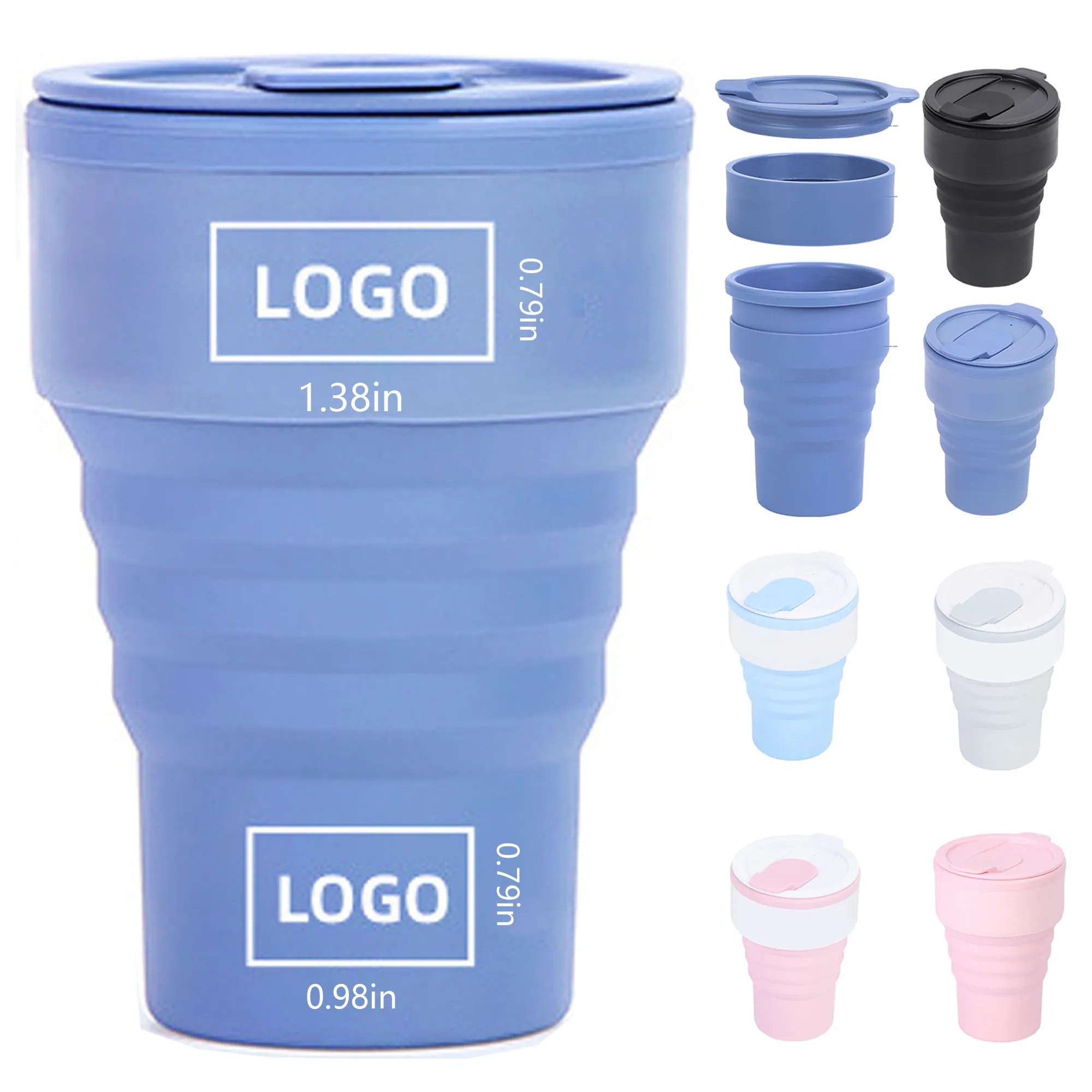 Fexisip Pro,Silicone+PP Collapsible Travel Cup