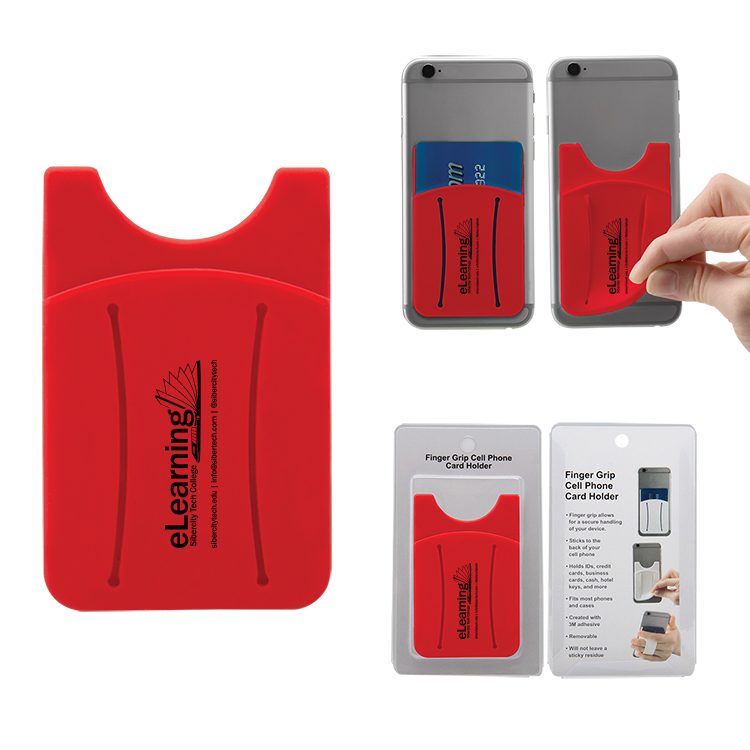 Finger Grip Cell Phone Card Holder w/Packaging 3