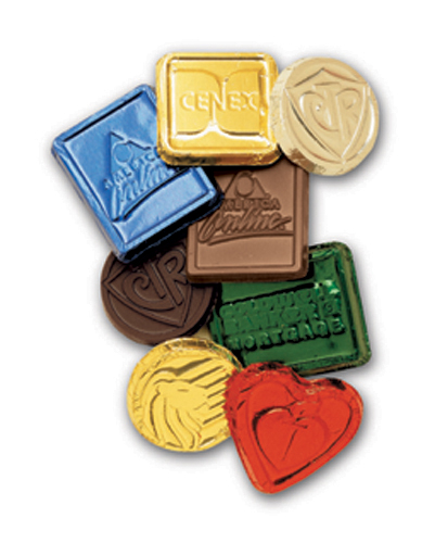 Premium Custom Foil-wrapped Chocolate Heart 3