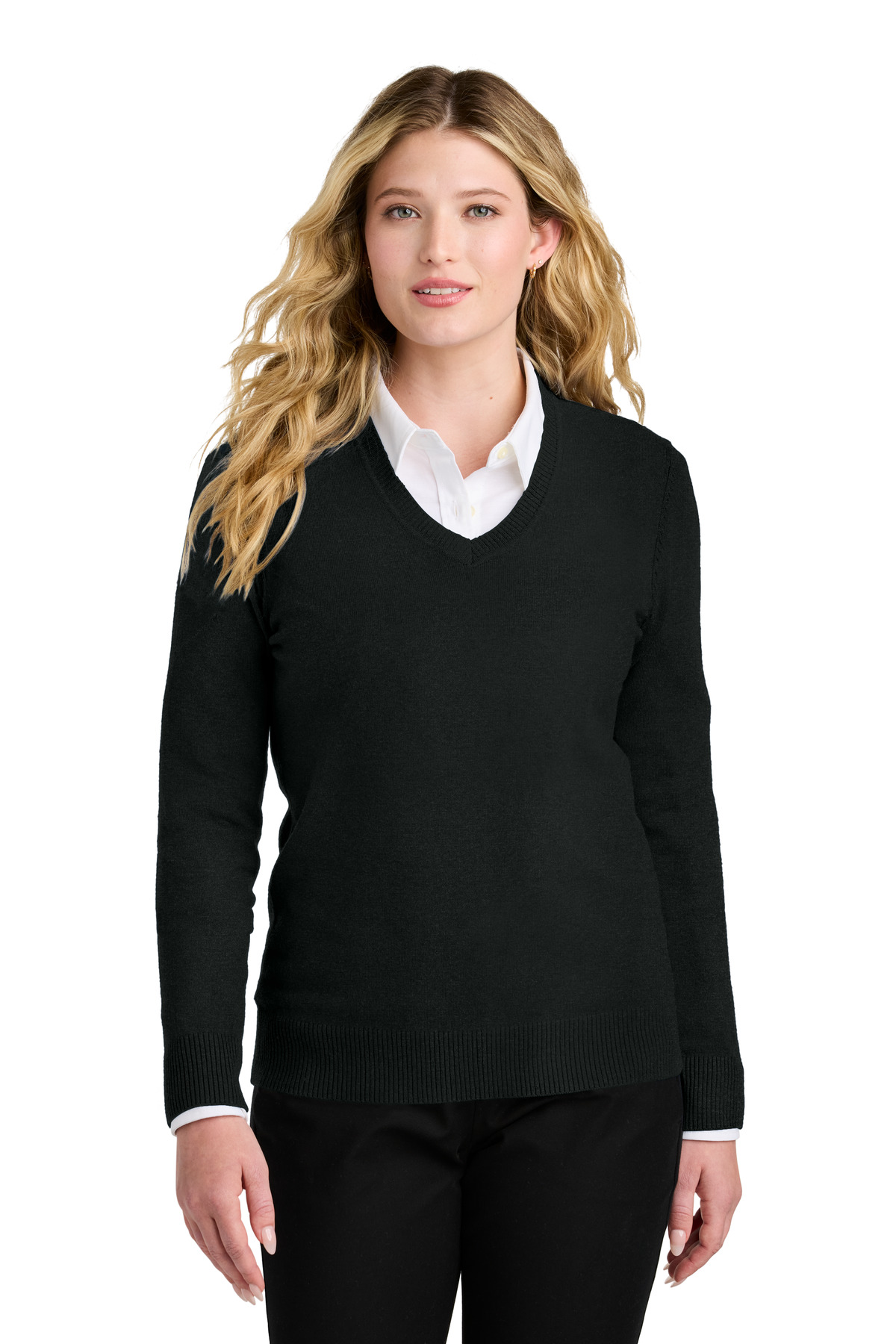 Port Authority Women's Easy Care V-Neck Sweater LSW2850 5