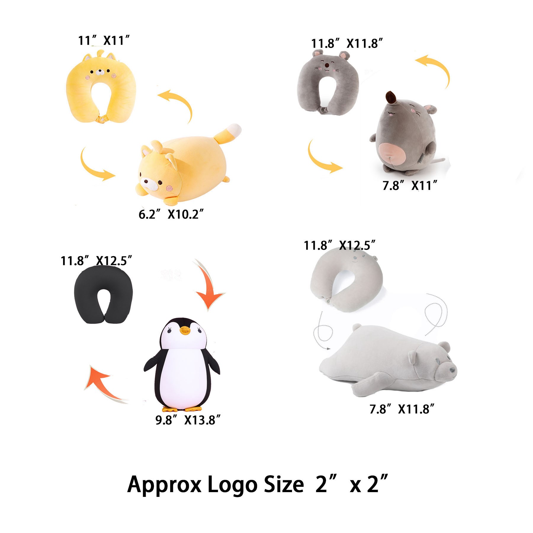 Reversible Neck Pillow 2