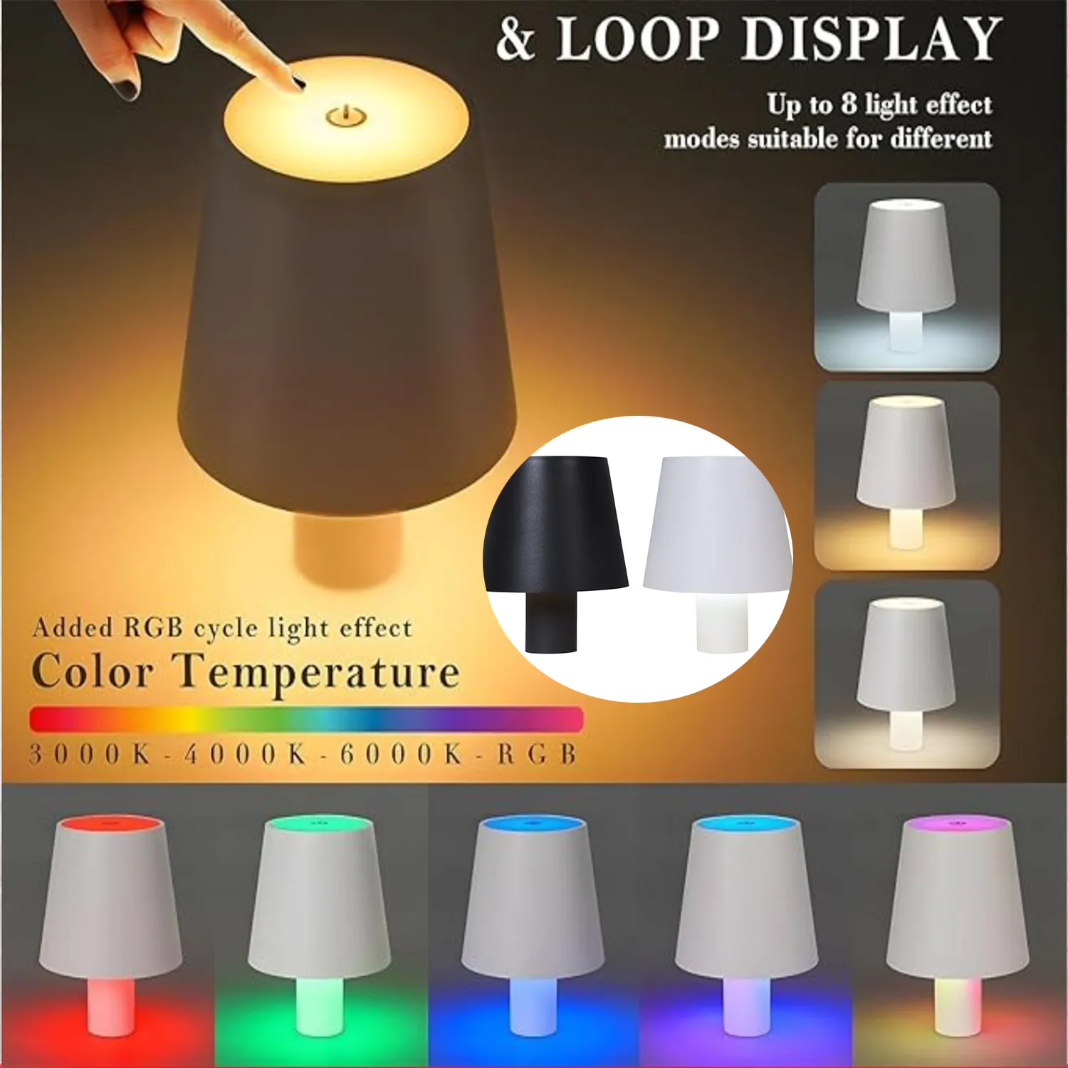 Wireless Wine Bottle Desk Lamp 2