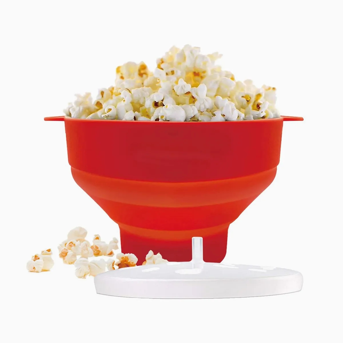 Microwave Popcorn Popper Maker Collapsible Bowl with Handles 7