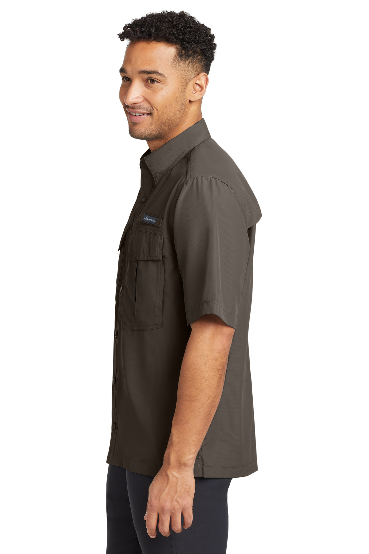 Eddie Bauer Short Sleeve Performance Fishing Shirt EB602 11