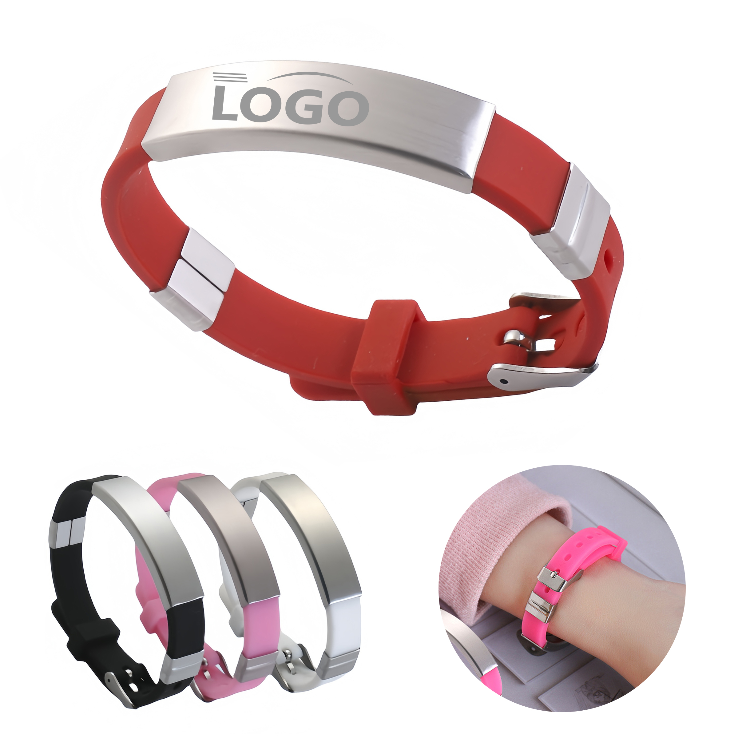 Custom Engraved Emergency ID Bracelet 1