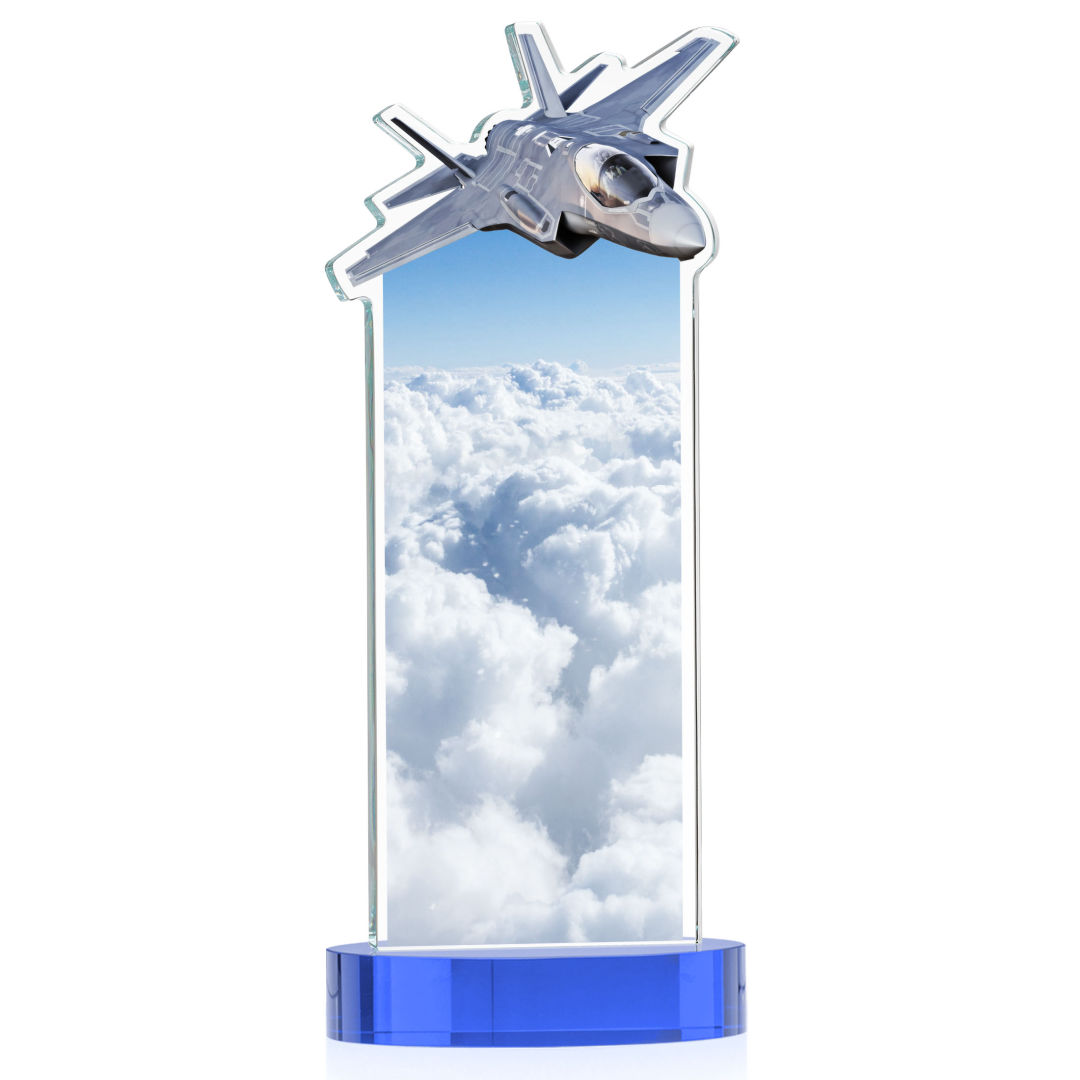 Top Gun VividPrint™ Award on Alberton Base - Sky Blue 9