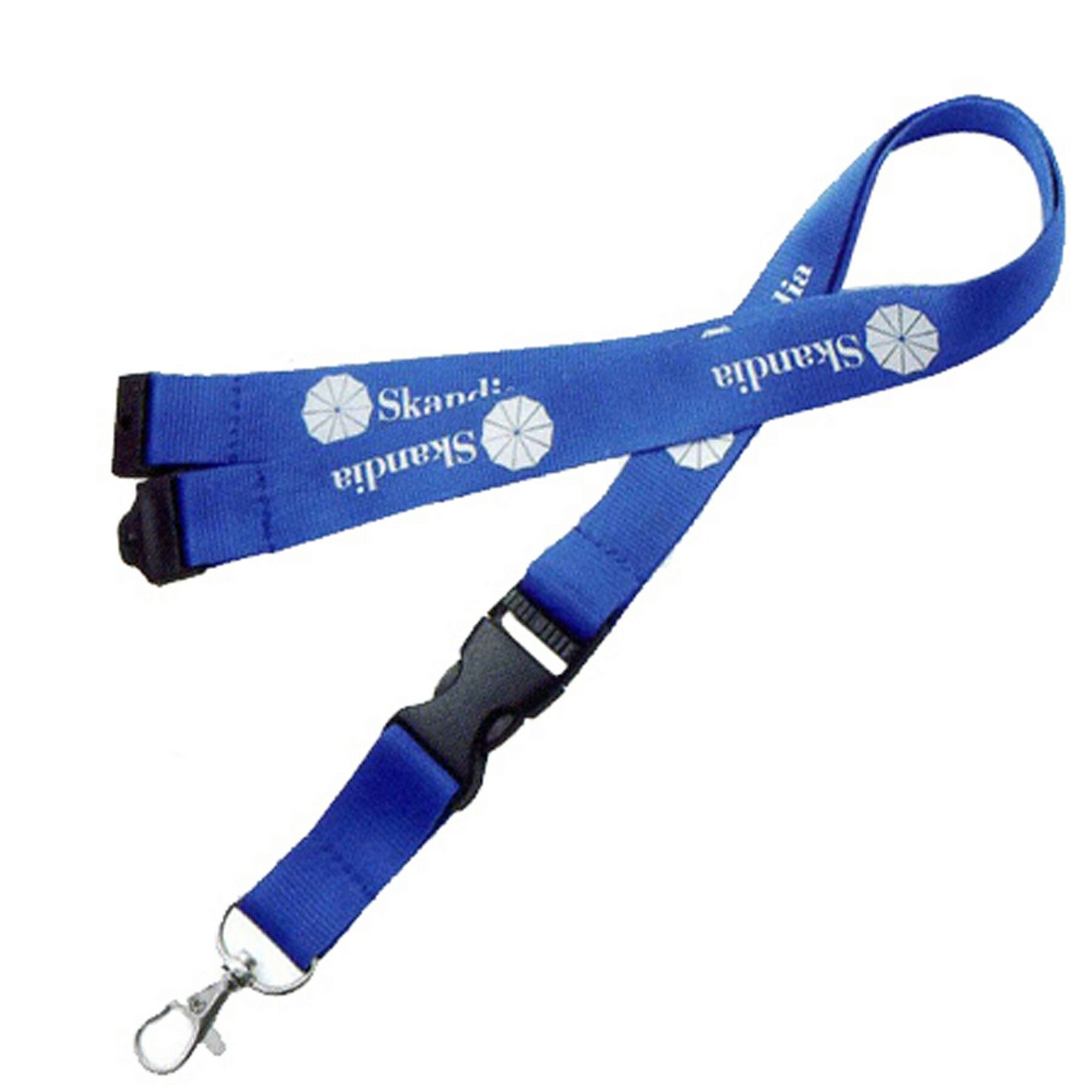 Nylon Silkscreen Lanyard - 1/2 inch 2