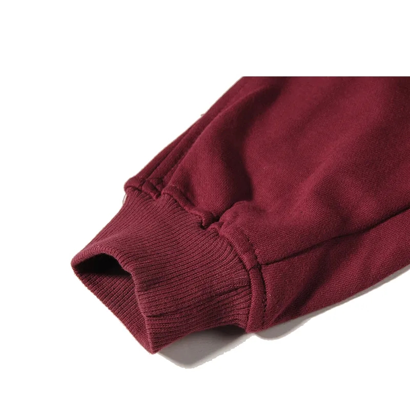 Original Design Red Pullover Hoodie Tracksuit for Men 4