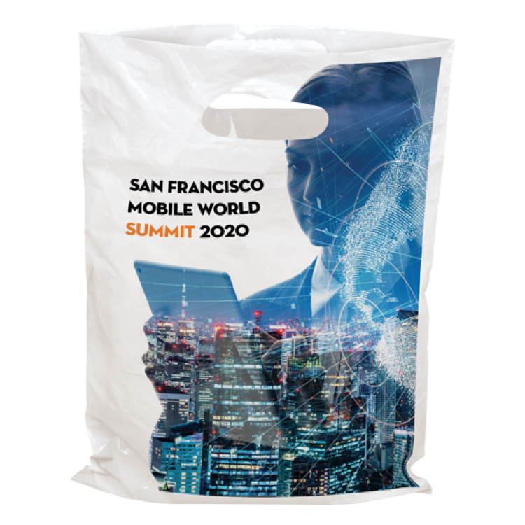 Digital Full Color 2-Sided Plastic Bag (7.5" x 9") 3