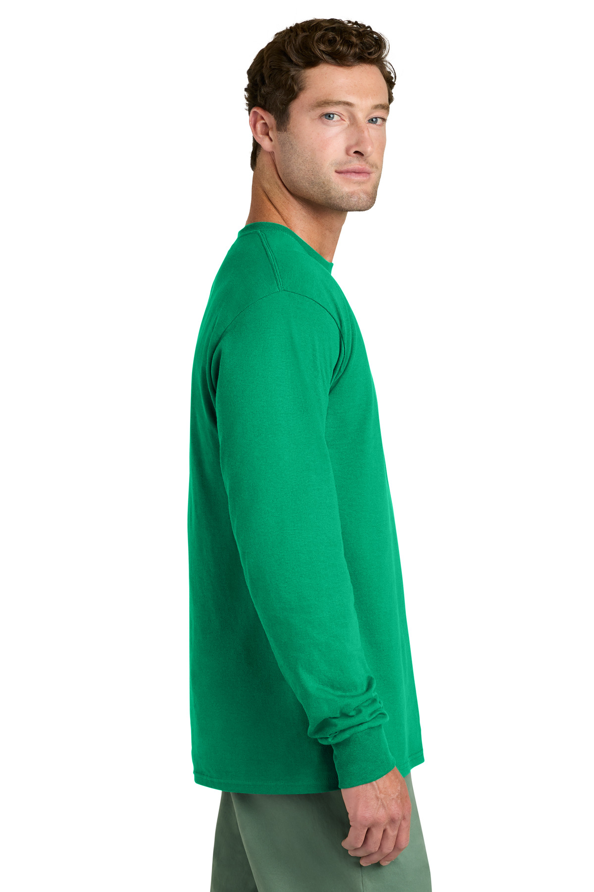 Port & Co Long Sleeve Core Cotton Tee. PC54LS 176