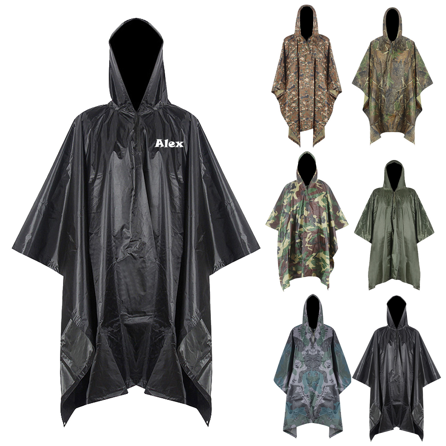 Multifunctional Rain Poncho for Adult 2