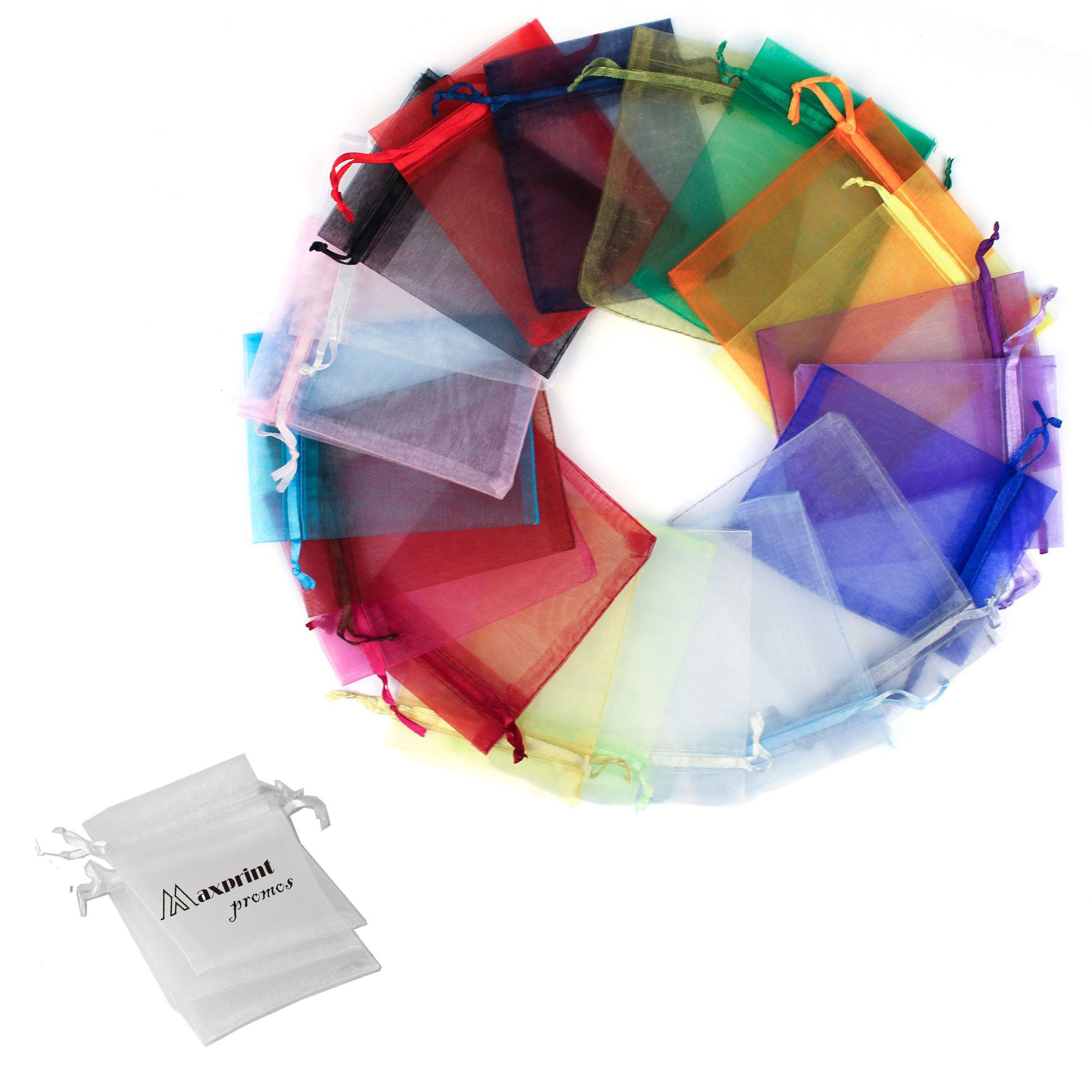 Custom Multi-Color Organza Drawstring Bag 3