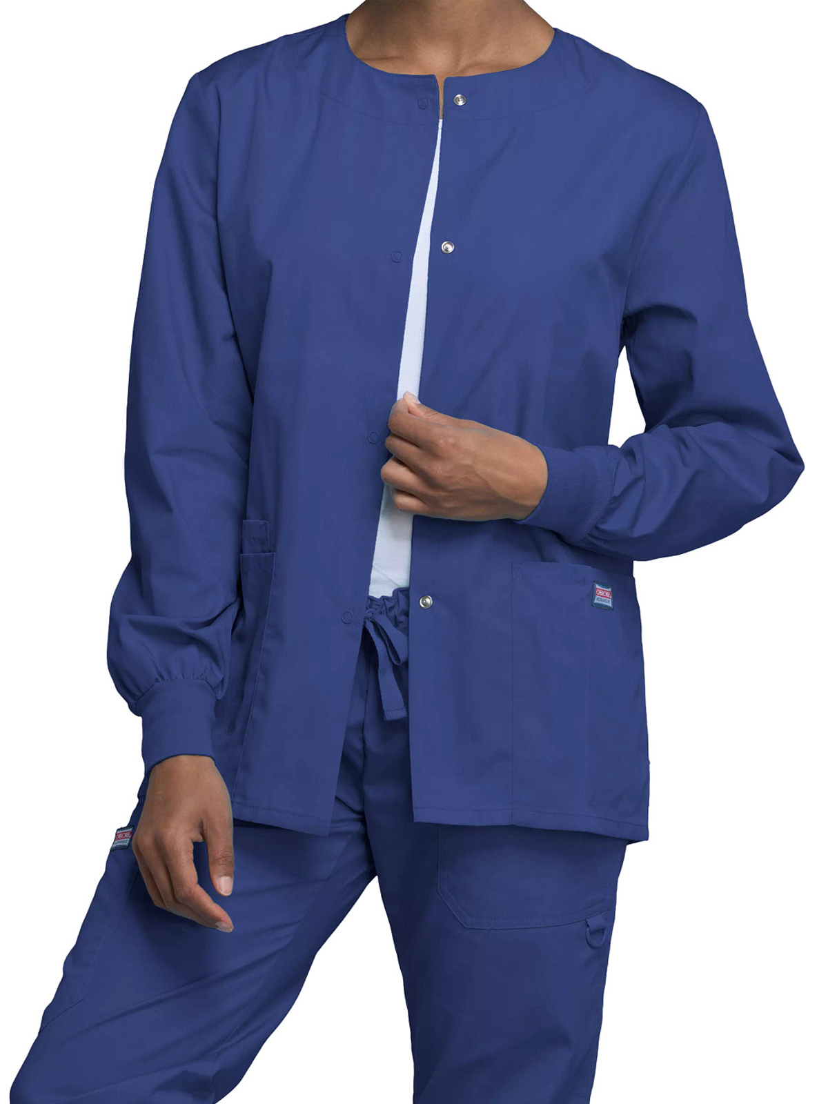 Cherokee - Workwear Originals - Women's 3-Pocket Snap Front Jacket 45