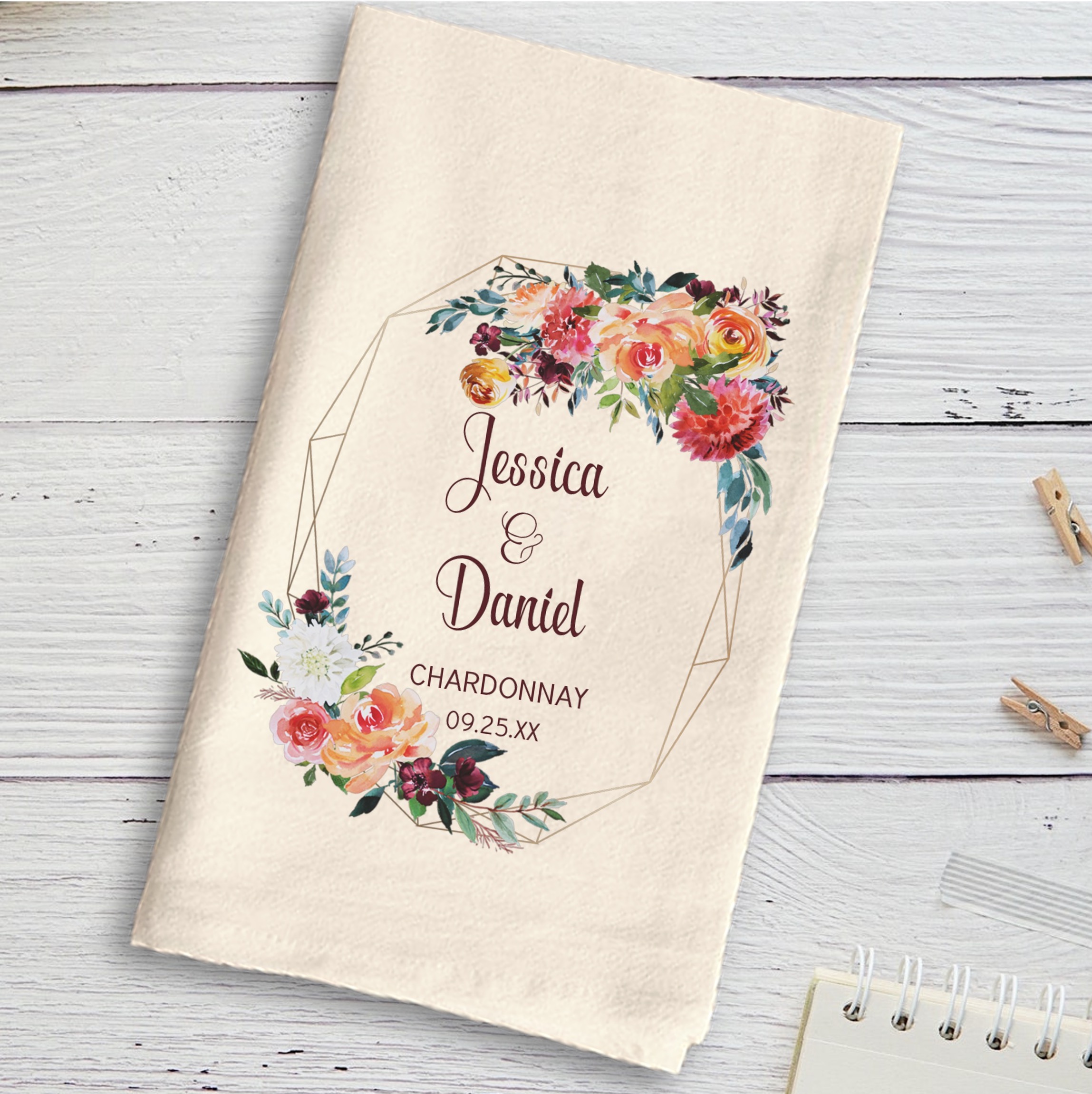 Natural Vintage Flour Sack Tea Towel 2