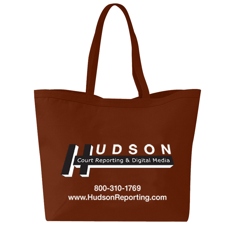 Canvas Big Tote, custom tote bag with logo imprint 2