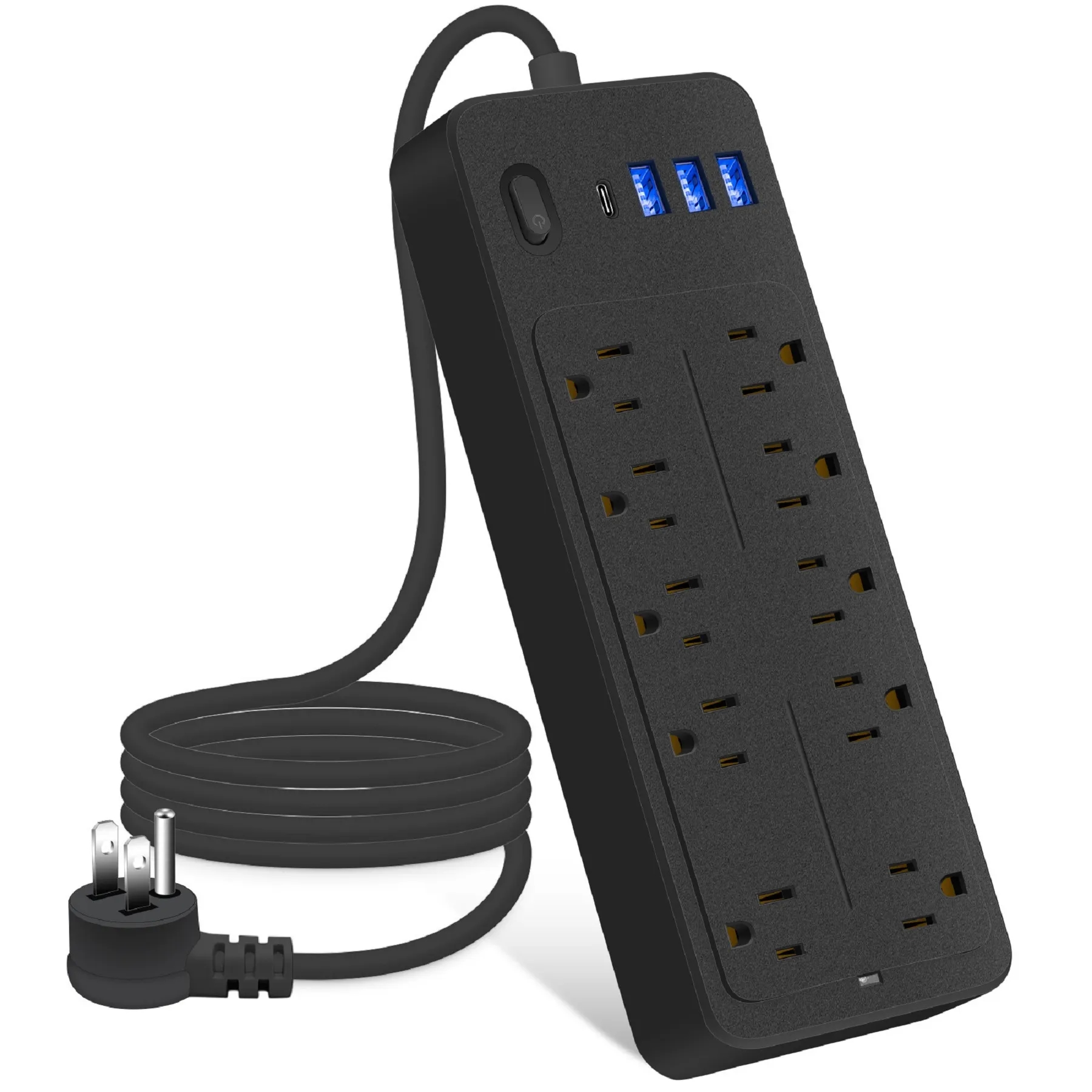 10 Outlets Protector Power Strip 4