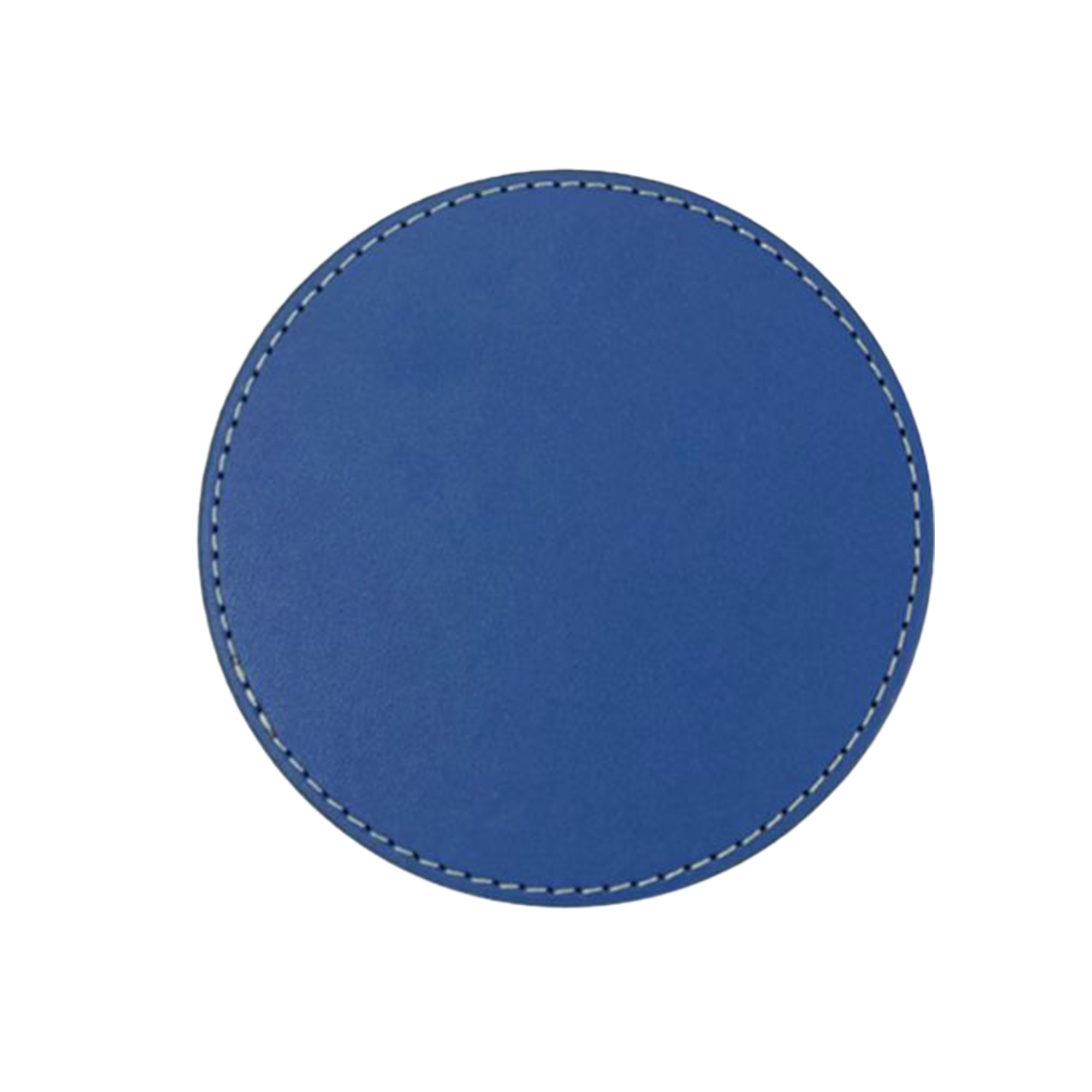 Multi-Color Customized Round PU Leather Coaster 2