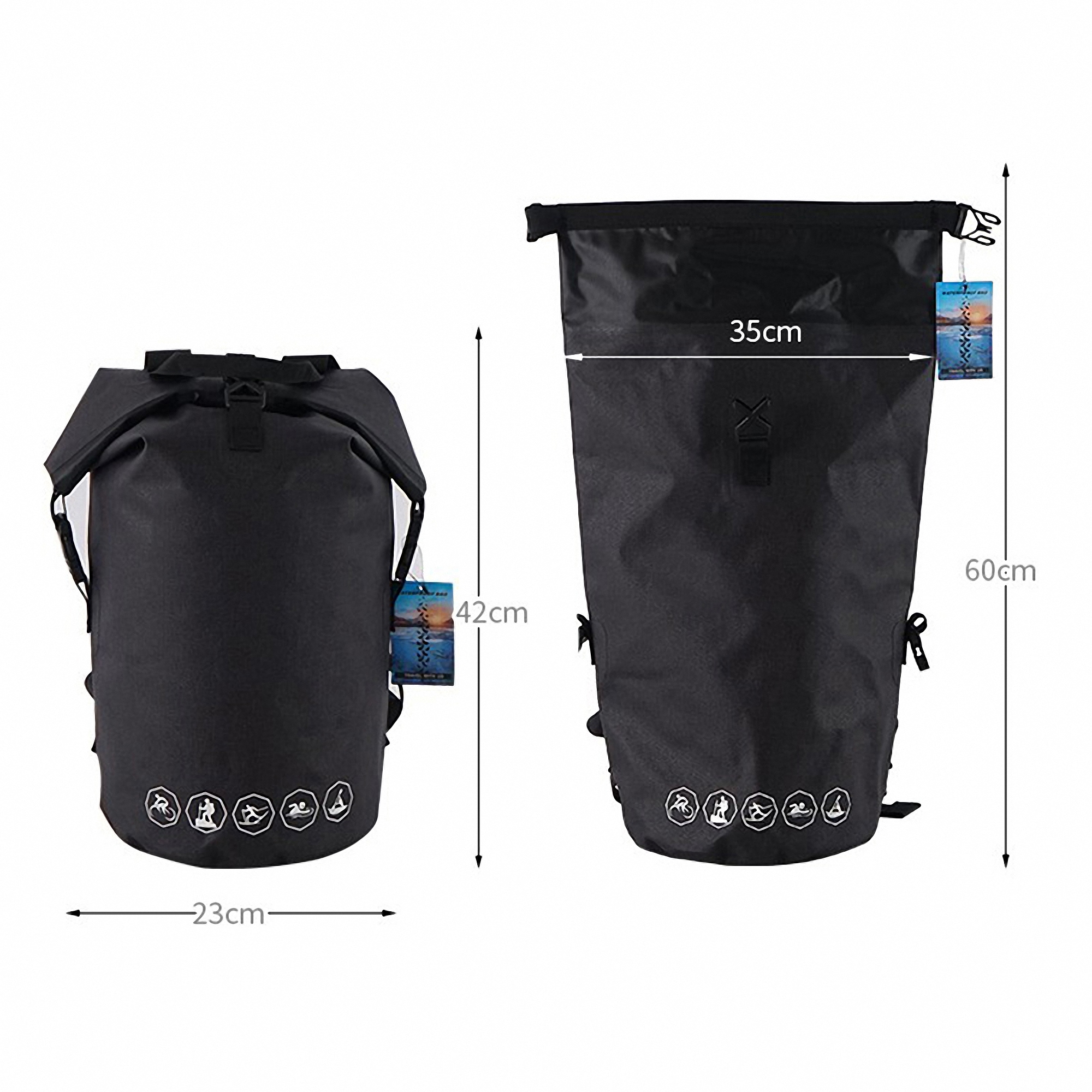 15L Durable Waterproof TPU Backpack 5