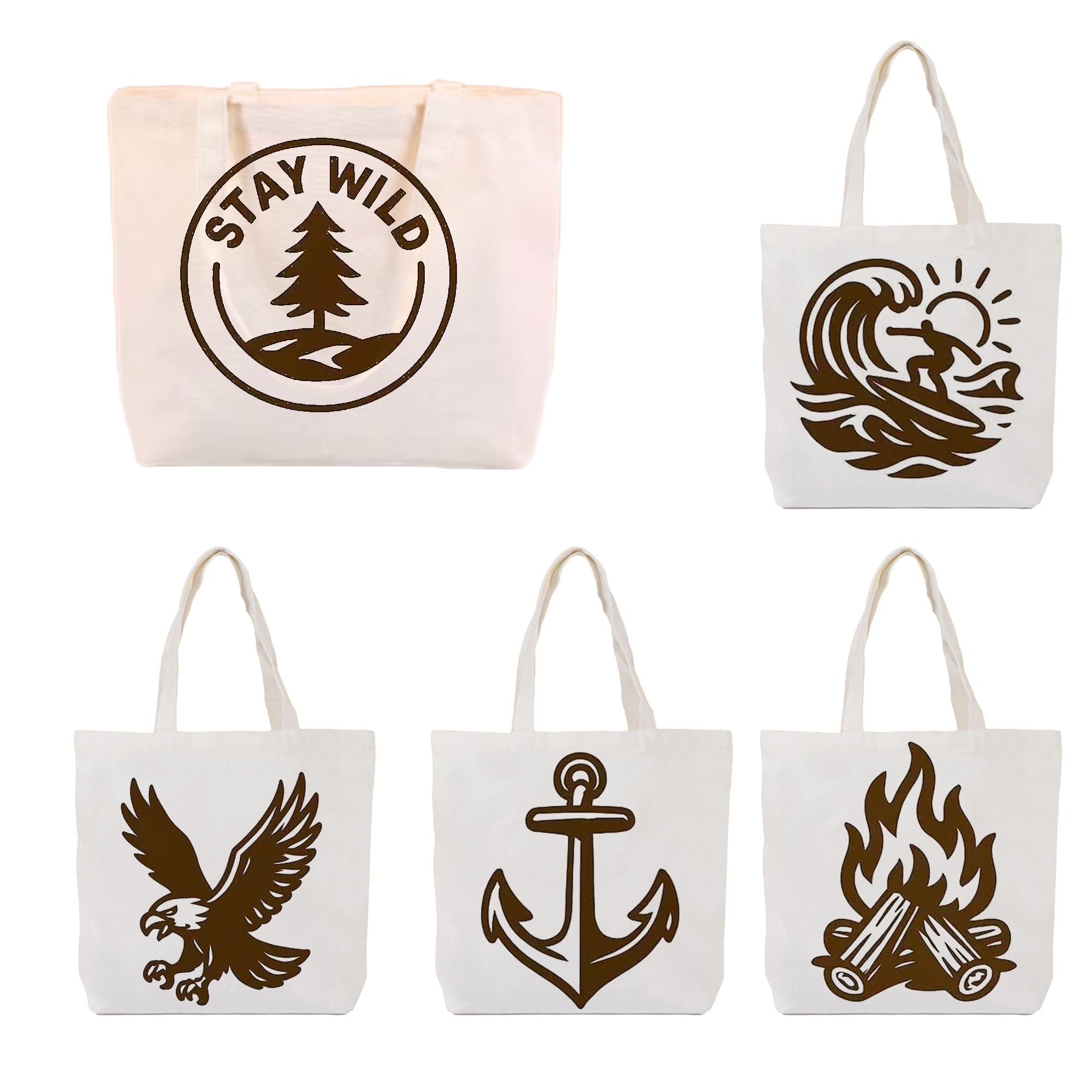 Canvas Tote Bag For Women, custom tote bag with logo imprint 1