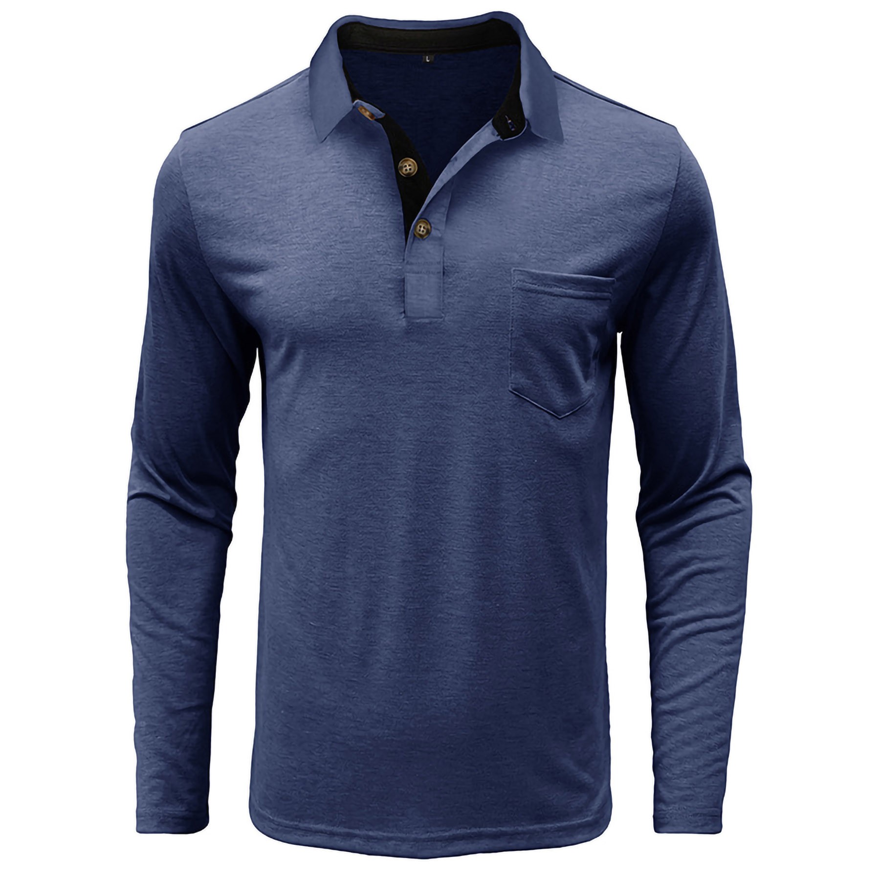Men's Long Sleeve Polo Shirt 16
