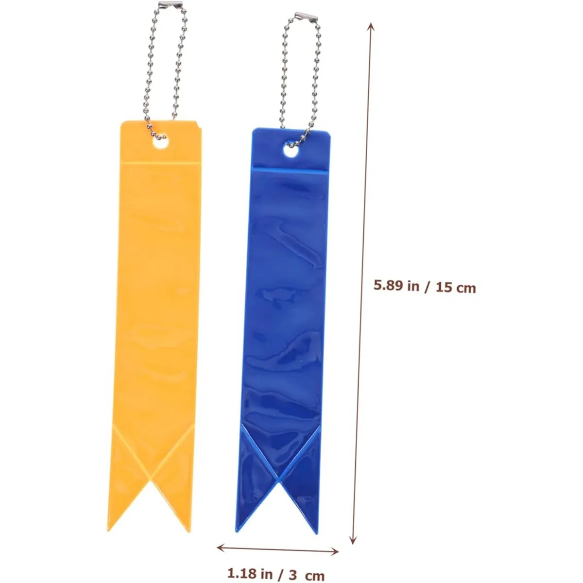 Reflective Pendant Car Accessories Bag Charm PVC Key Chain 6